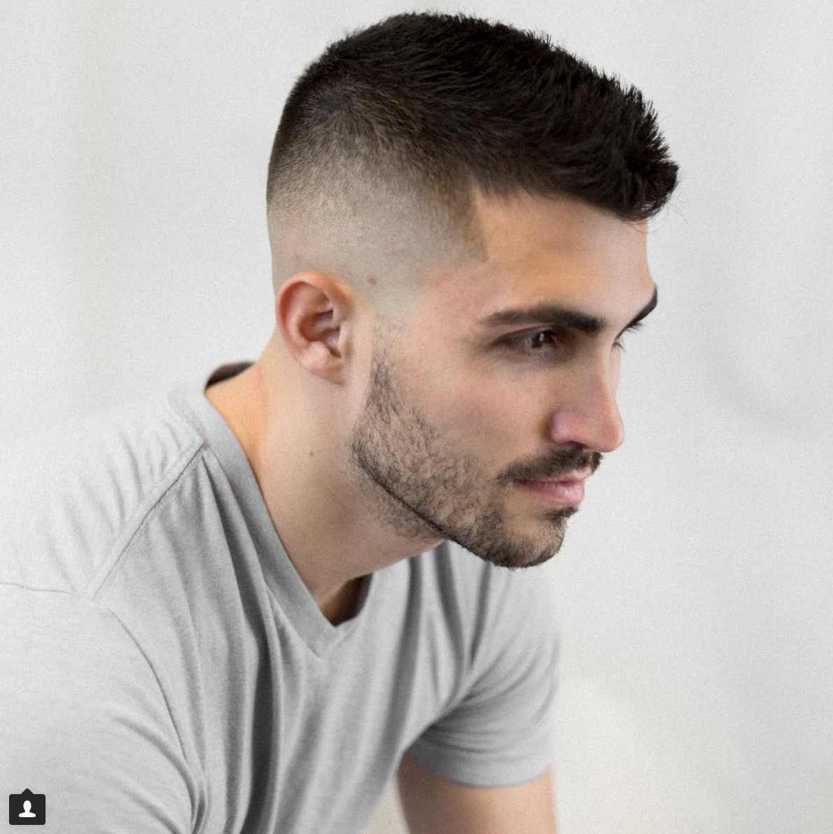High skin fade haircut | sharp high skin fade to bare skin creating maximum contrast and clean modern look