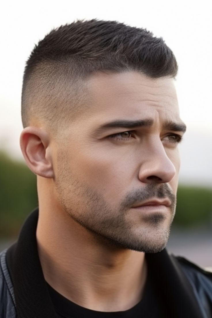 Buzz cut short mens haircut | ultra low-maintenance clipper cut with uniform length all around for men