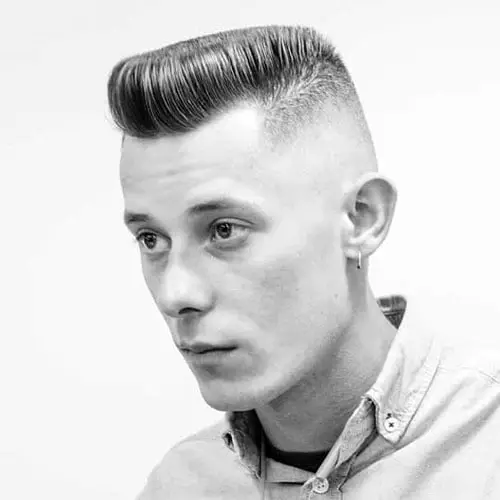 Flat top short haircut modern mens | flat top crew cut with level top surface and faded sides trending 2026