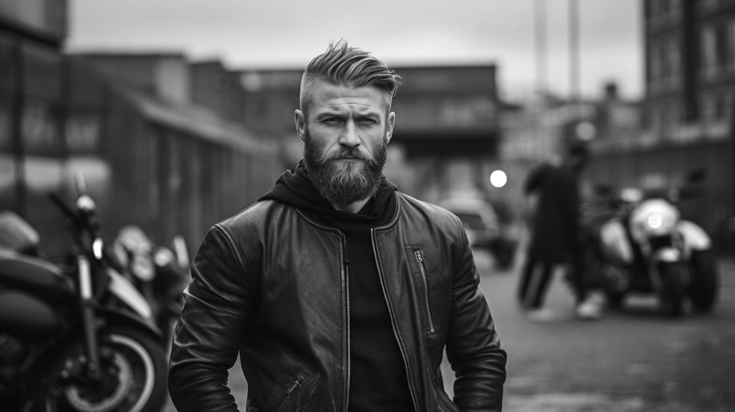 French crop short modern mens haircut | short fringe haircut with blunt cut front and tapered sides for men