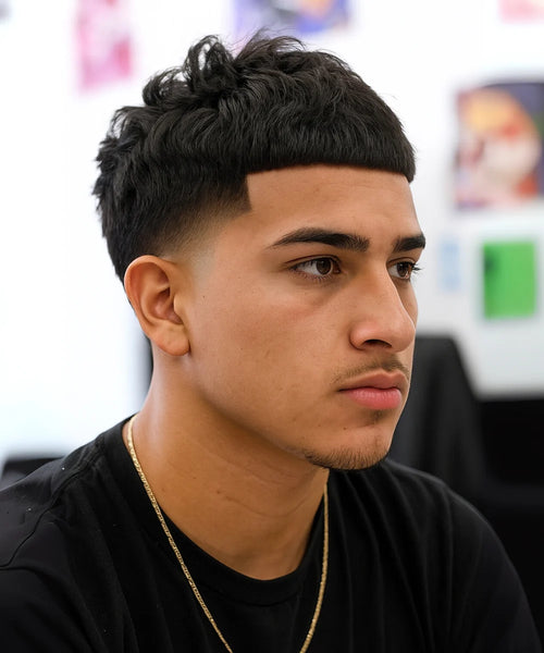 Mid fade haircut | professional mid-level fade starting at temple with balanced blend for versatile styling