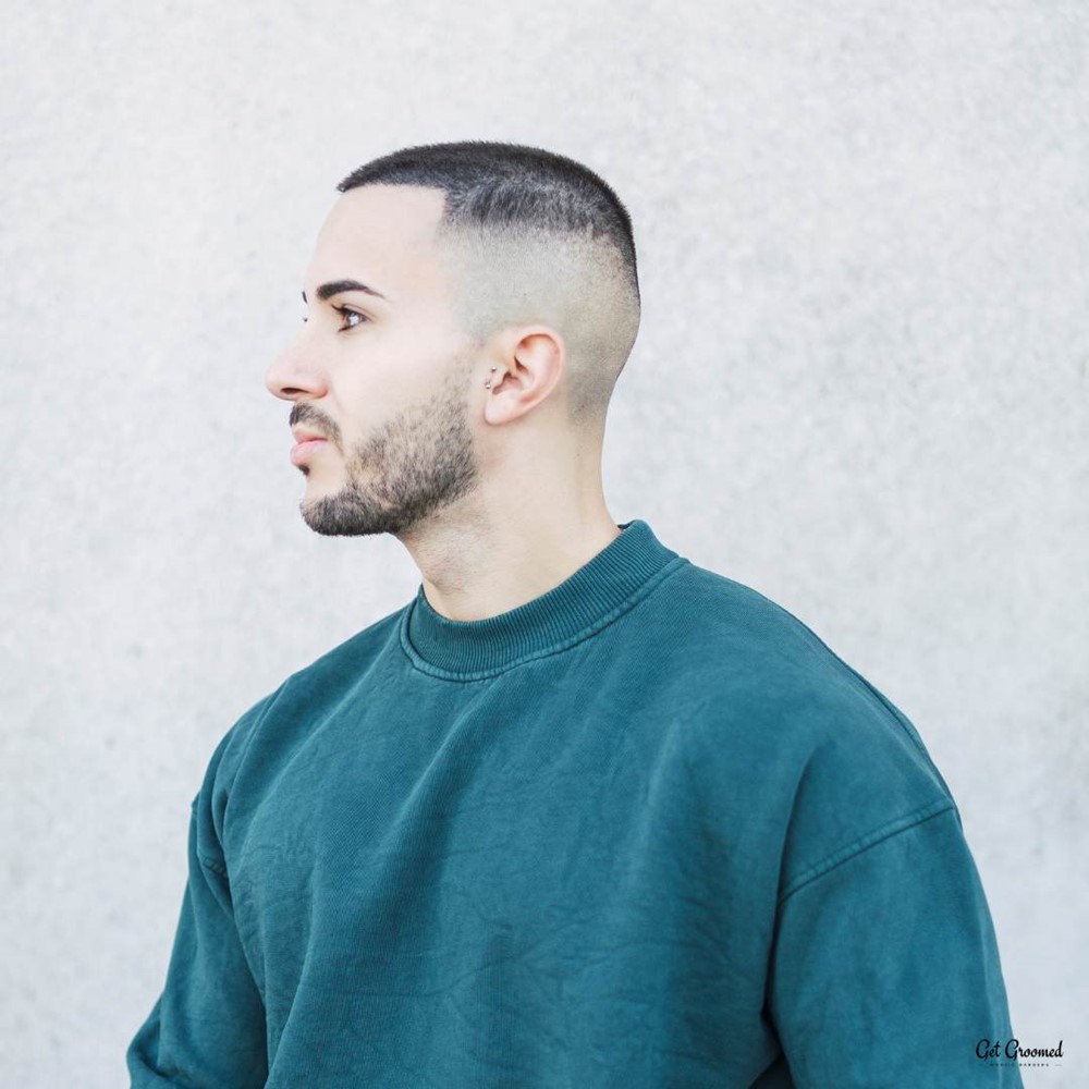 Induction cut low maintenance mens haircut Queens NYC showing ultra short military style 2026