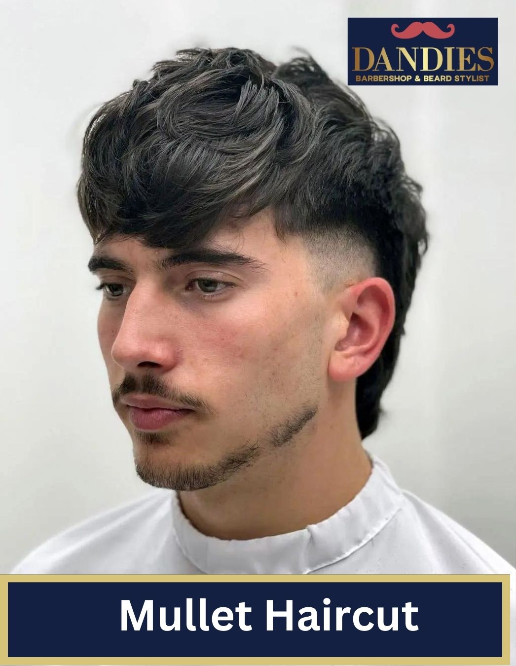 Professional mullet haircut for men showcasing expert barbering techniques and modern styling methods at Queens barbershop