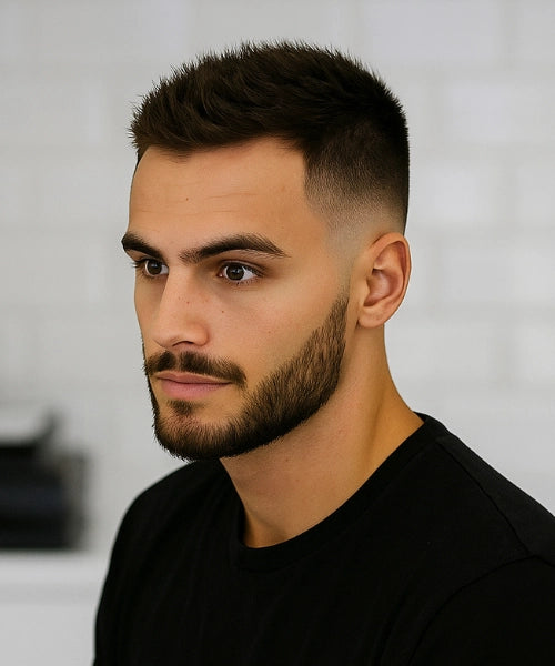 Short spiky hair mens | textured short hairstyle with spiky styling for edgy modern look trending 2026