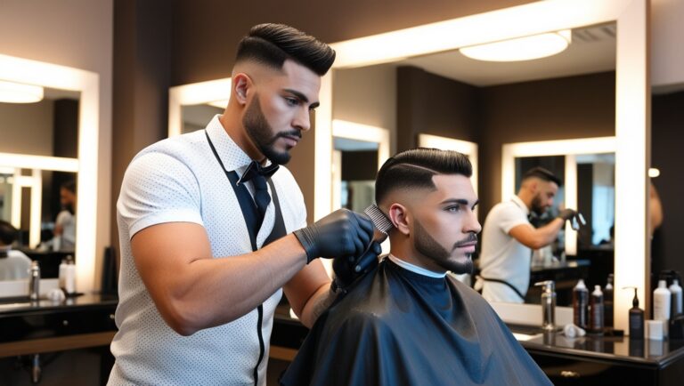 Skin fade haircut | zero fade bald fade technique to bare skin with sharp professional barbershop precision