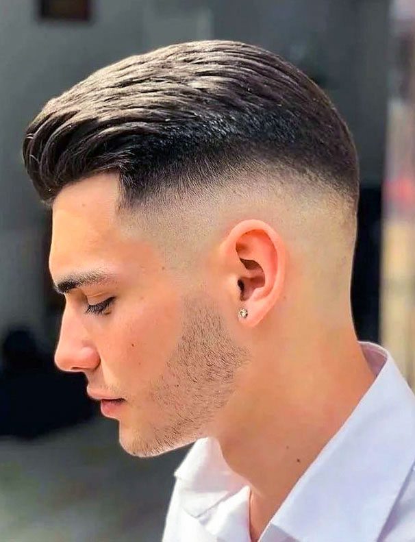 Skin fade business haircut for men Queens NYC showing clean fade professional corporate style 2026