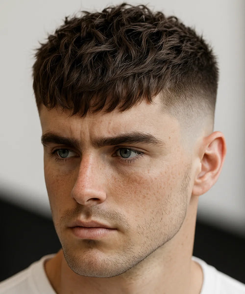 Textured crop short mens haircut | modern choppy short hairstyle with natural texture trending 2026