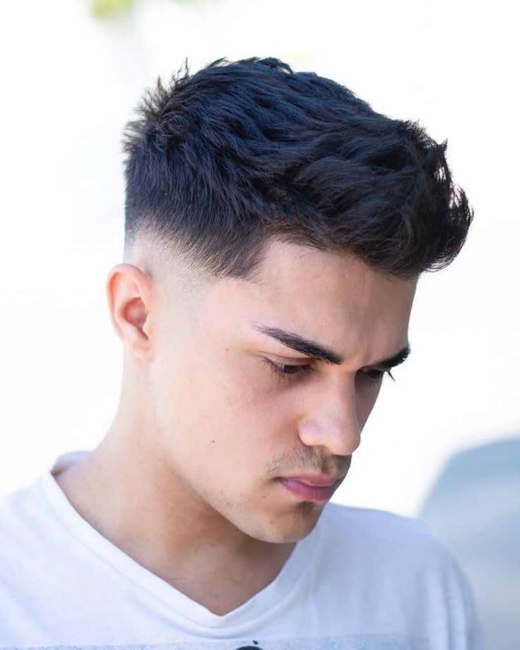 Drop fade haircut | curved drop fade following head contour with natural artistic blend behind the ear